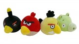 Enbouts Crayon en Peluche – Angry Birds – Lot de 4 Pièces