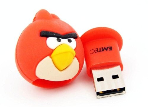 Clé USB 4 Go Red l’oiseau rouge d’Angry Bird Emtec A100