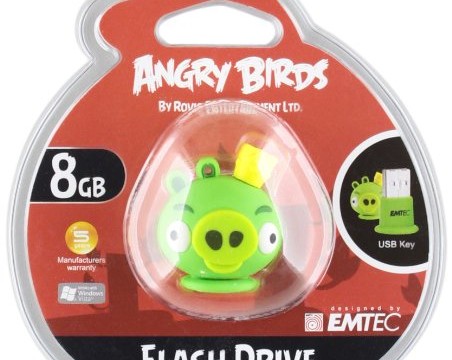 Clé USB 8Go le roi des cochons d’Angry Bird EMTEC